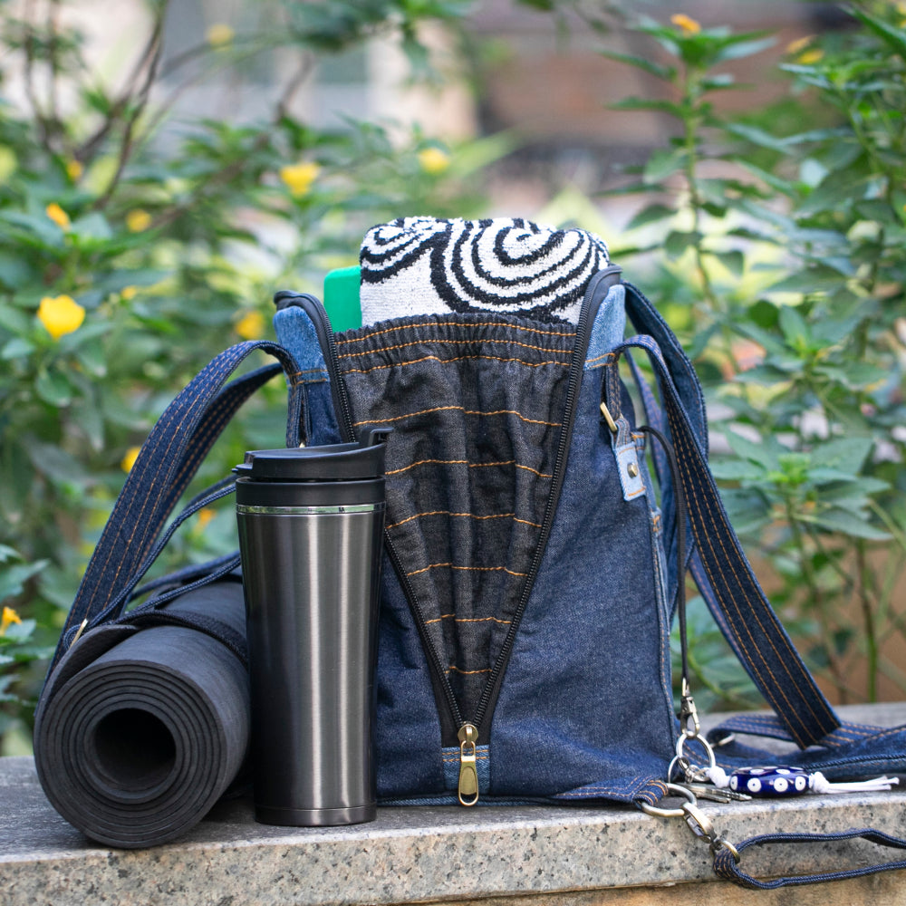 Upcycled Yoga Mat Totepack - Born Again
