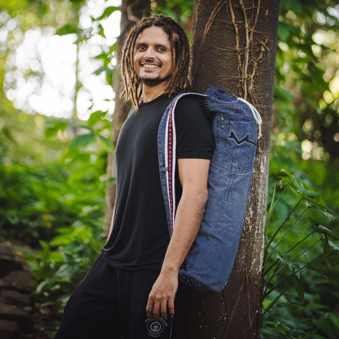 Denim Yoga Mat Bag - Street Sage