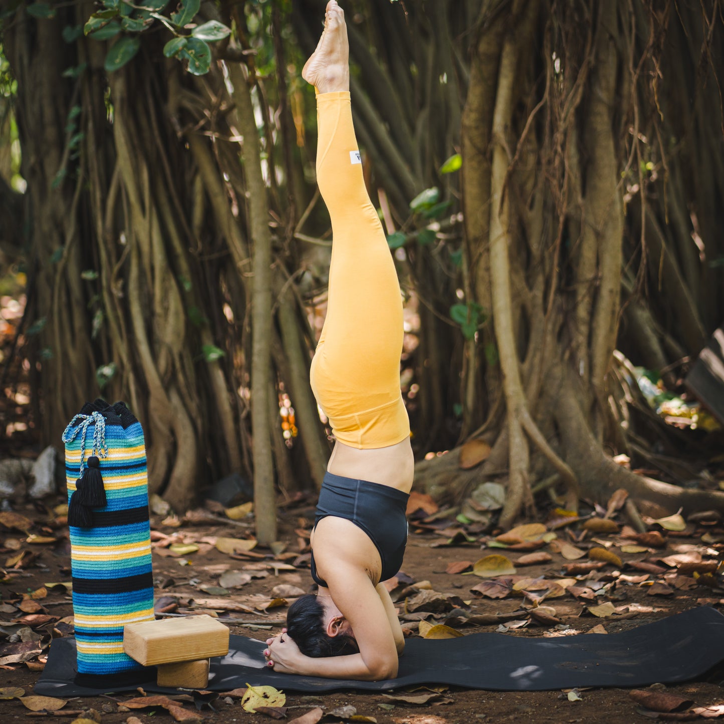 Handcrafted Yoga Mat Bag - Twilight Waters