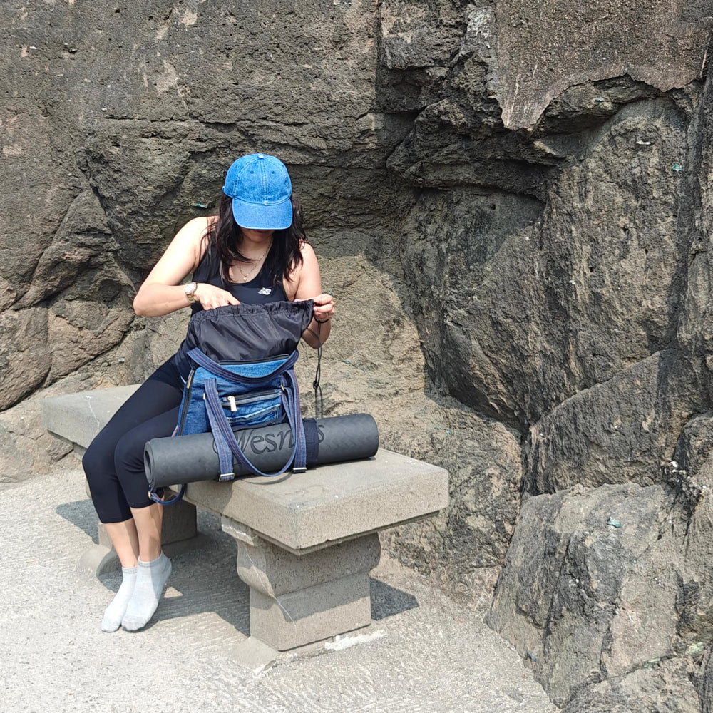 Upcycled Yoga Mat Totepack - Born Again