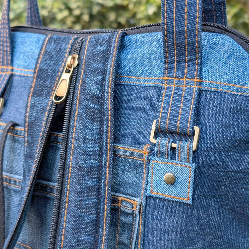Born Again - Upcycled Yoga Mat Totepack