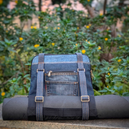 Born Again - Upcycled Yoga Mat Totepack