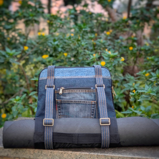 Born Again - Upcycled Yoga Mat Totepack