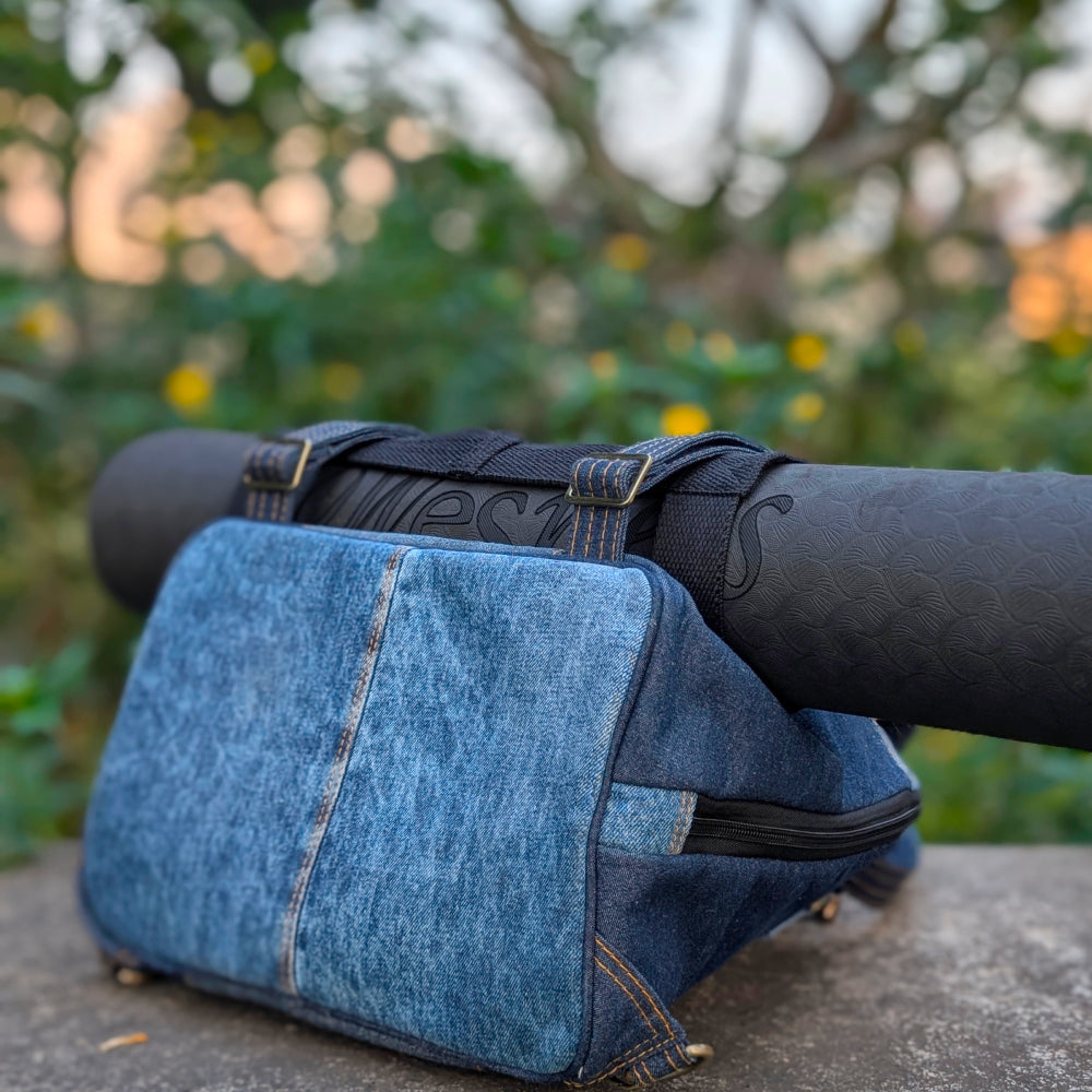 Born Again - Upcycled Yoga Mat Totepack