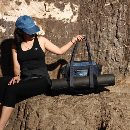 Born Again - Upcycled Yoga Mat Totepack